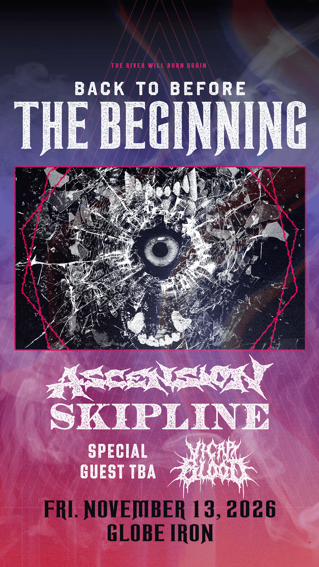 Back to Before the Beginning — Globe Iron, Cleveland OH — Nov 13 2026